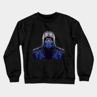 Sub-Zero in Lowpoly Style Crewneck Sweatshirt